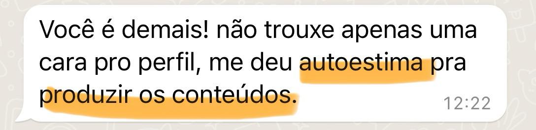Print de conversa no WhatsApp com feedback de cliente da Lumiar